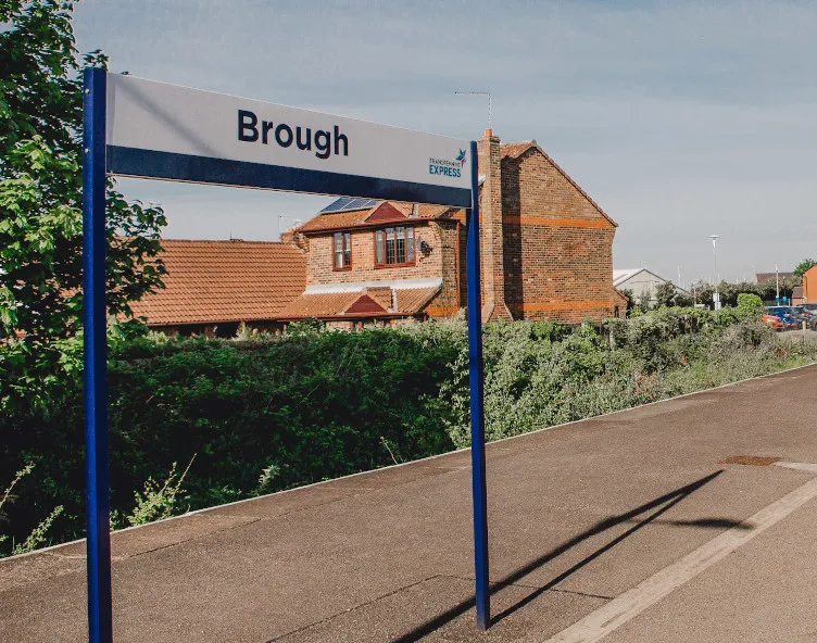 Brough train station