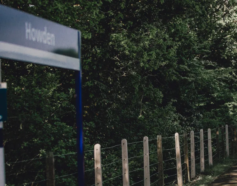 Howden station platform