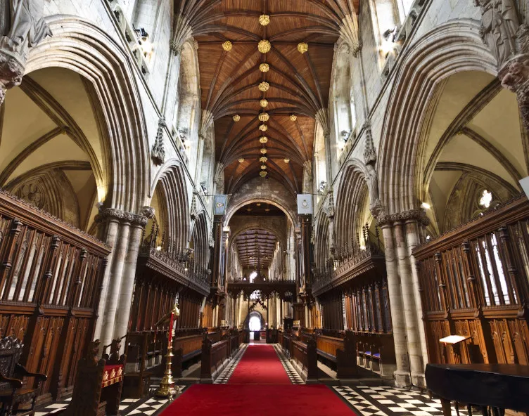 Inside Selby Abbey