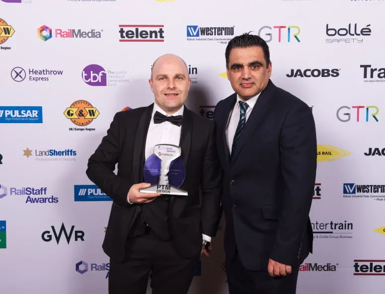 Hull Trains Richard Vernon at RailStaff Awards