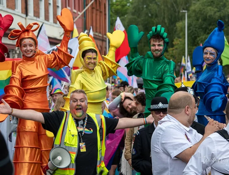 A photo of the Pride in Hull parade